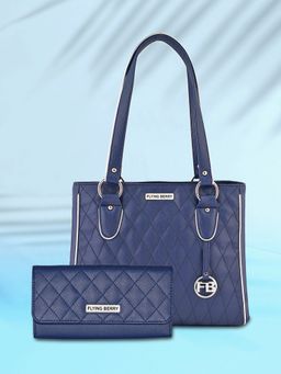 FLYING BERRY - Womens Blue Hand Bag Combo Pack of 2